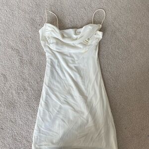 Princess Polly Cream Slip Dress